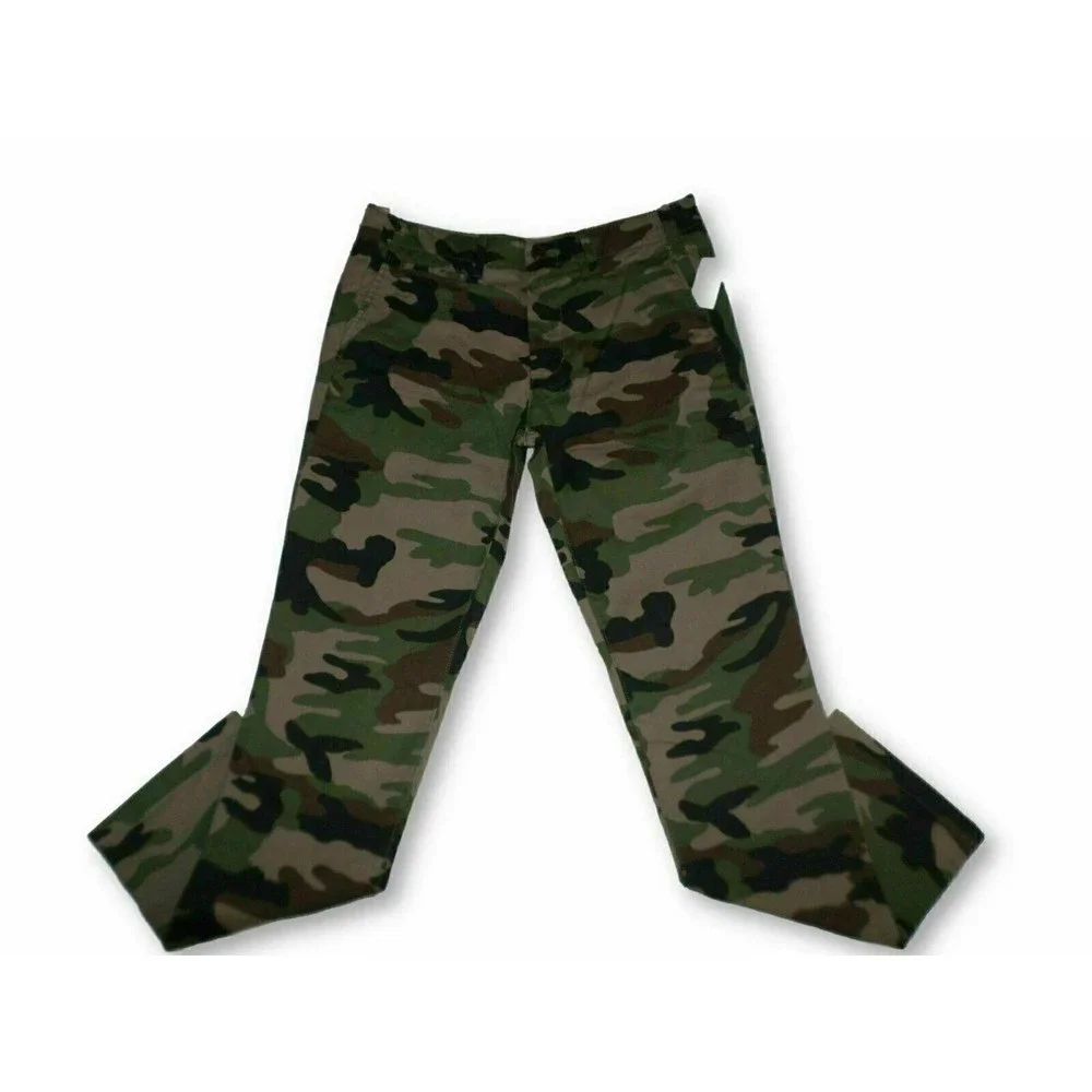 GAP CHINO GREEN CAMO LIVE-IN SLIM PANTS MENS SIZE 30X32 ZIP FLY NEW WITH TAGS
